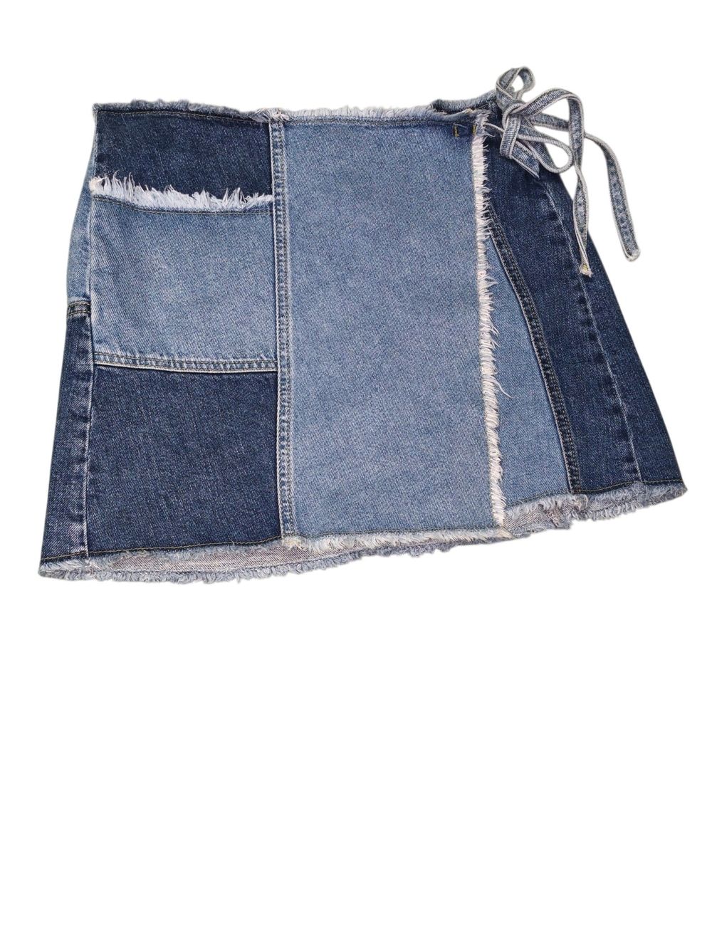#259 BDG Urban Outfitters Patchwork Denim Mini Skirt